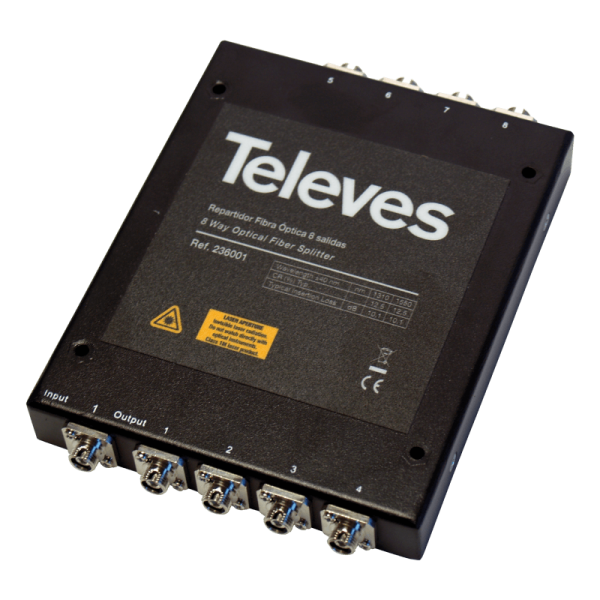 Televes Optische 8-weg splitter FC/PC NP