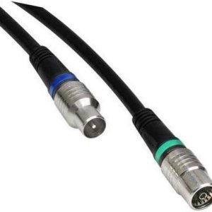 Technetix RLA ++ 10-1.5B Flylead IECF  IECM 1,5 meter zwart