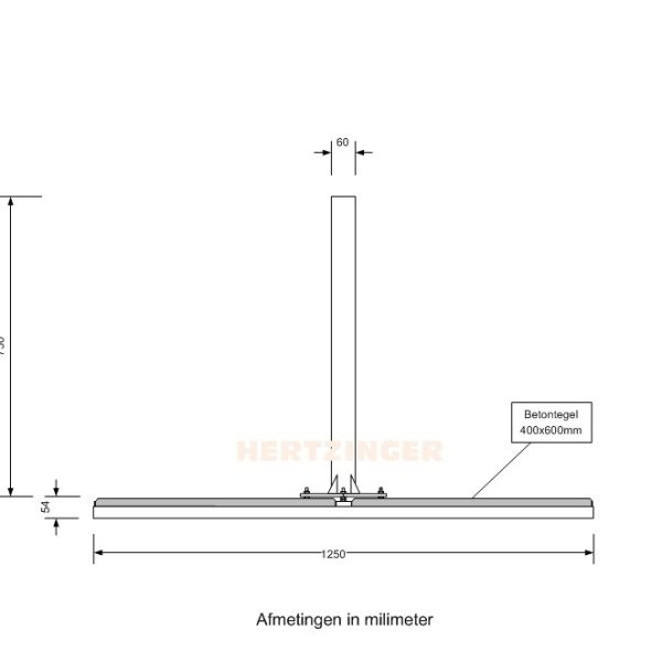 Tegelvoet Groot 1