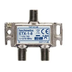 Technetix ETX-1-8 Enkelvoudig Aftakelement