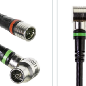 Technetix RLA ++ 31-1.5W Flylead IECF Haaks  F male 1,5 meter zwart